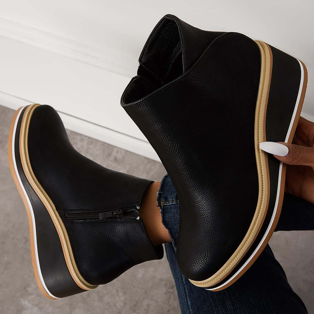 Echoarchiv | Stiefelette mit Seitenreißverschluss