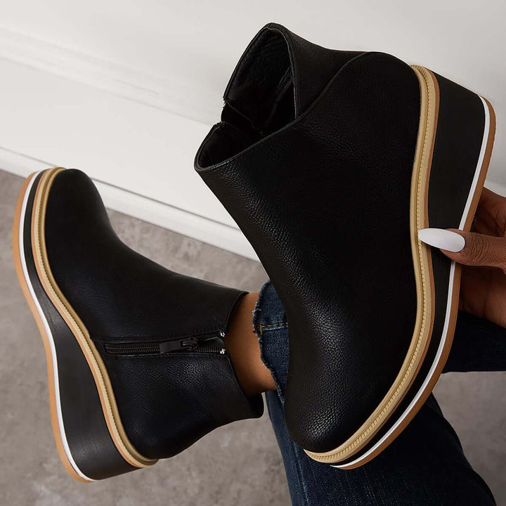 Echoarchiv | Stiefelette mit Seitenreißverschluss