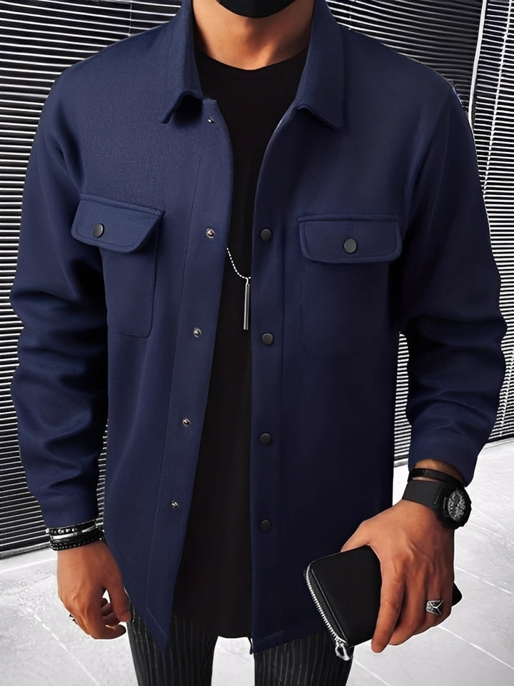 Echoarchiv | Lässige Karierte Jacke mit Taschen für Herren