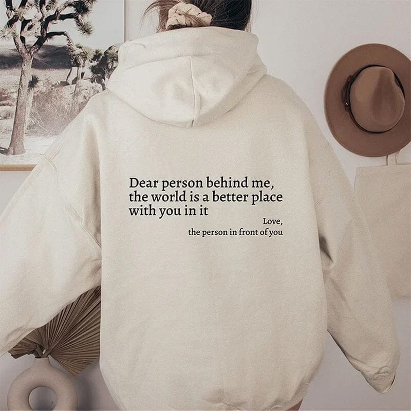 Echoarchiv | "DEchoarchivr Person Behind Me" Hoodie