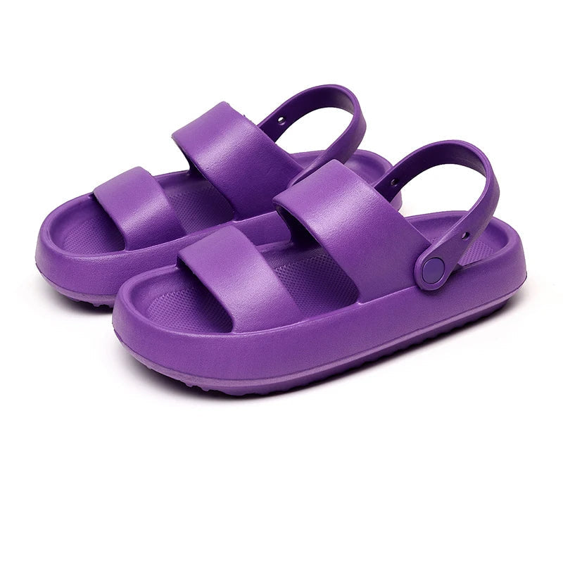 Echoarchiv | Orthopädische Sandalen Comfort Plus Pantoletten mit Doppelriemen Gepolsterte, Lässige Slip-On-Sandalen
