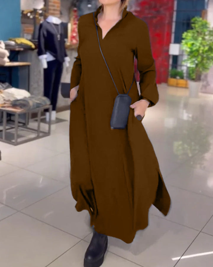 Echoarchiv | Langes Kleid mit Seitenschlitz