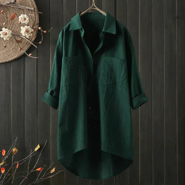 Echoarchiv | Luftige Oversize Bluse Aus Baumwolle