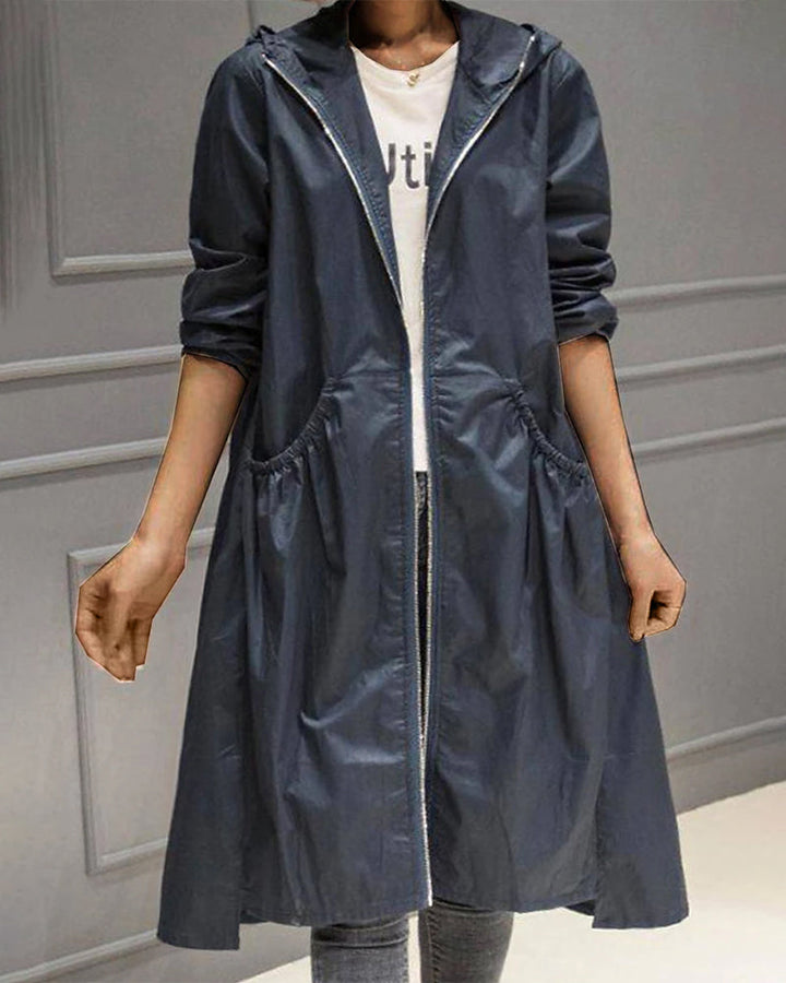 Echoarchiv | Langer Trenchcoat Mit