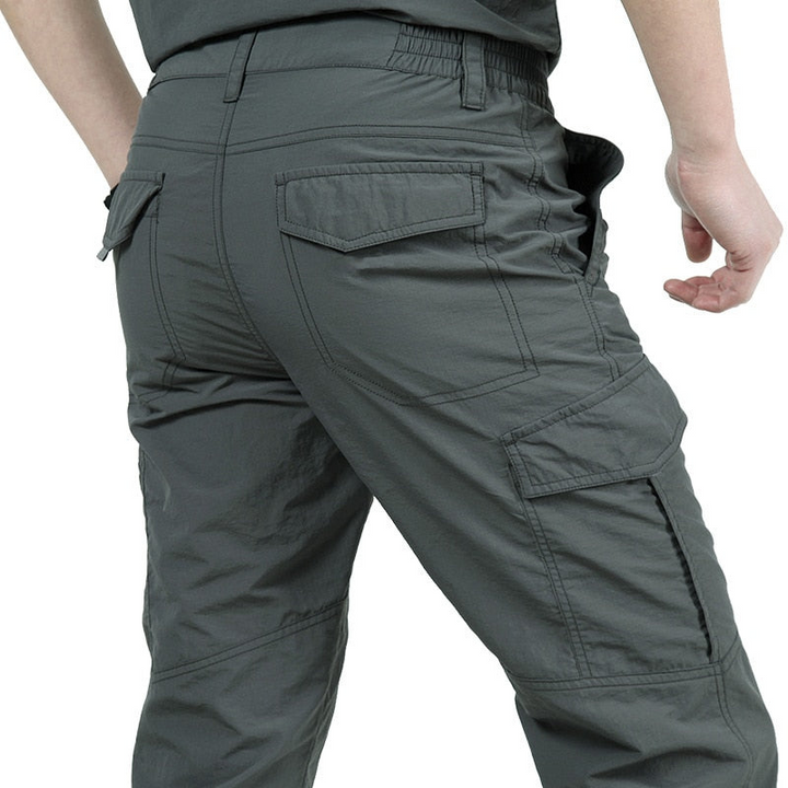 Funktionale und Stilvolle Herren Cargo Hose mit Praktischen Klappen Taschen – Bravaro