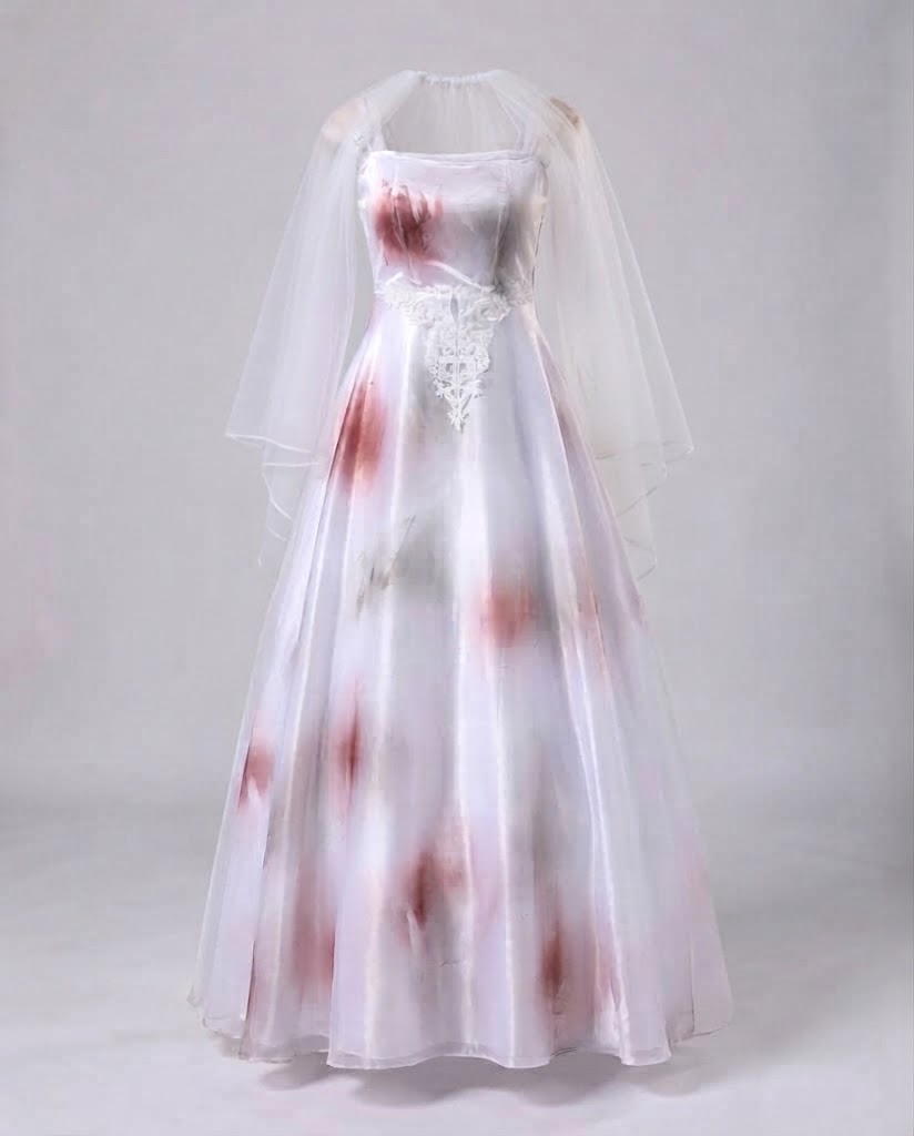 Damen Gruseliges Hochzeitskleid mit Spitzen-Details Echo Archiv