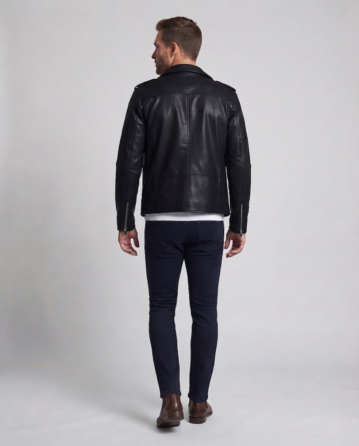 Herren Modische Bikerjacke Echo Archiv