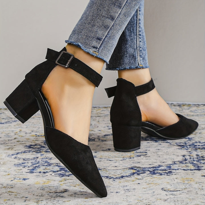 Echoarchiv | Damen Sandalen mit Blockabsatz Schnürung, mit Knöchelriemen, Elegant