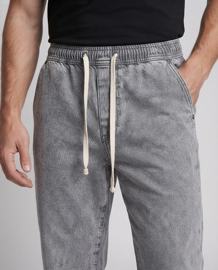Herren weite Baggy-Jeans mit Kordelzug und tiefem Schritt Echo Archiv