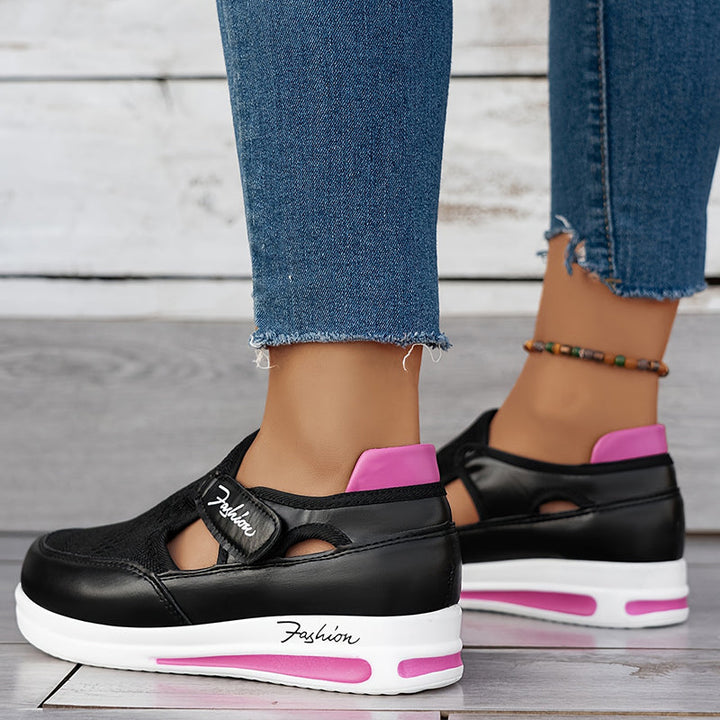 orthopädische Damen-Sneaker, atmungsaktiv und bequem. – Seravelle