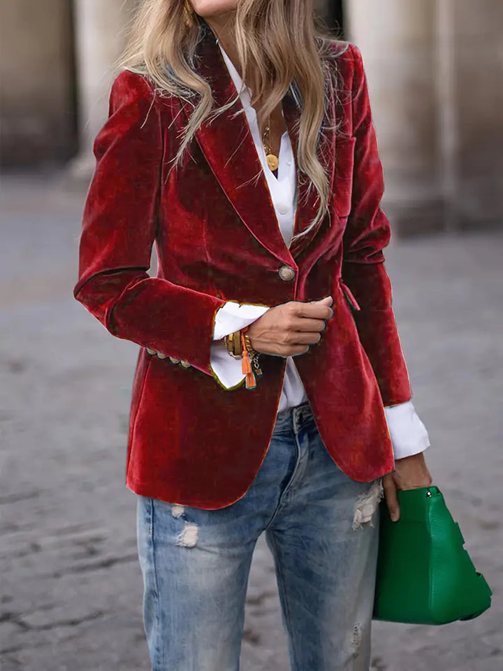 Echoarchiv | Elegante Samtjacke