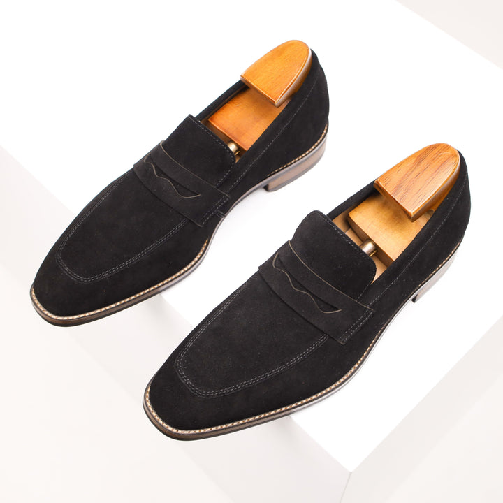 Echoarchiv | Slip On Leder Penny Loafers Herrenschuhe