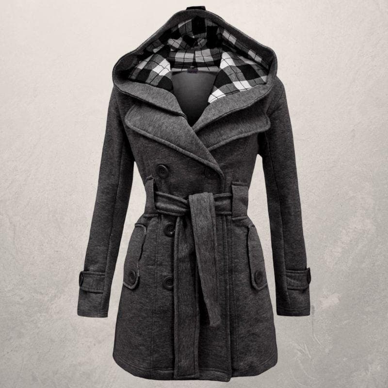 Echoarchiv | Warme Winter Mantel - Taillengürtel
