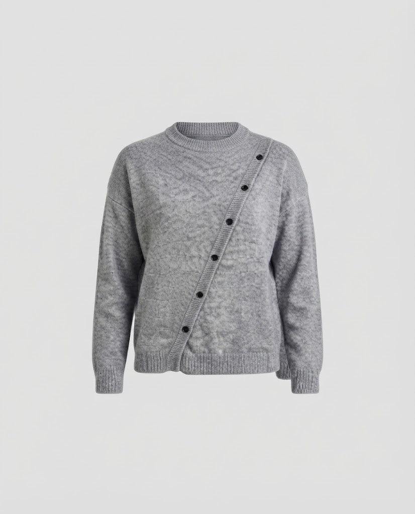 Damen Oversize-Buttoncardigan aus weichem Feinstrick mit Schulter-Cut-Out Echo Archiv
