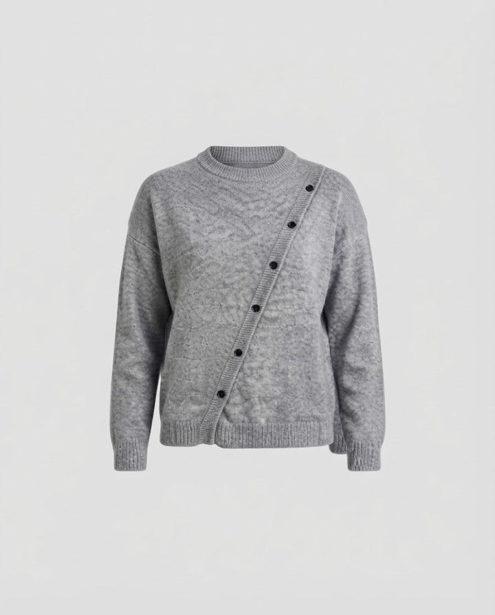 Damen Oversize-Buttoncardigan aus weichem Feinstrick mit Schulter-Cut-Out Echo Archiv