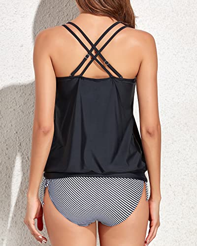 Echoarchiv | Athletische Zweiteilige Tankini Badeanzüge für Frauen Bauchkontrolle Schwimmanzüge