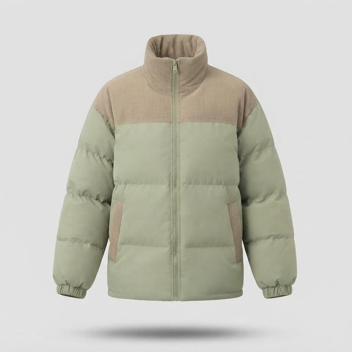 Damen Modische Daunenjacke mit hohem Kragen Echo Archiv