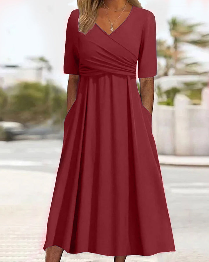 Echoarchiv | Elegantes Midi Kleid mit Bauchabdeckung