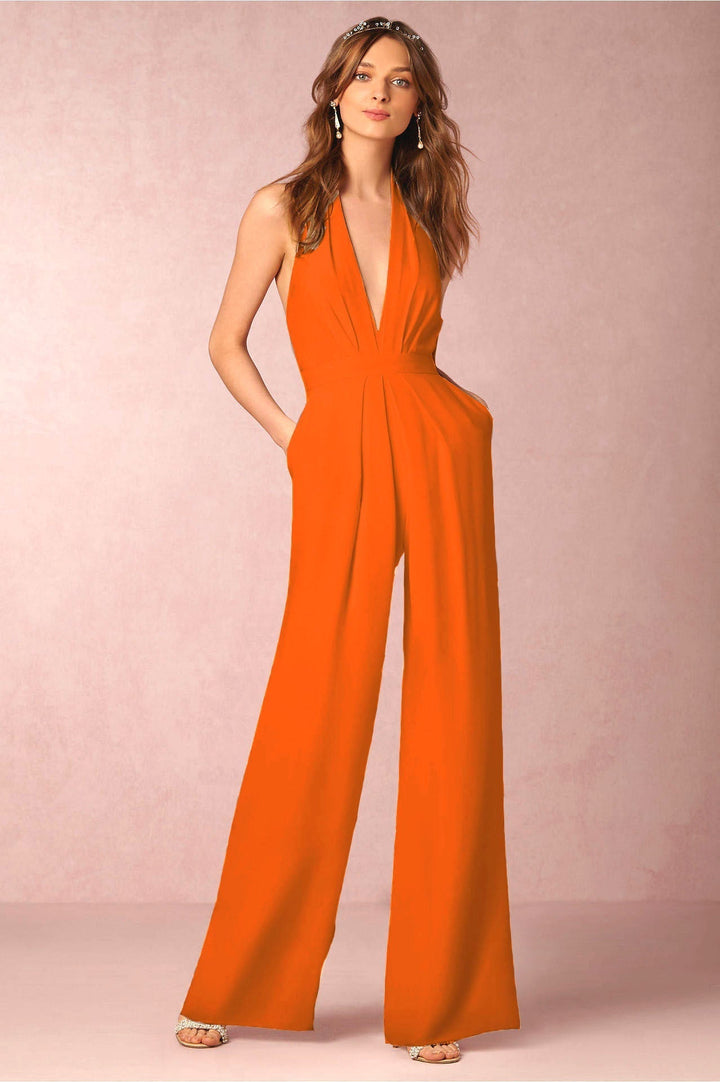 Echoarchiv | Ärmelloser Halterneck Jumpsuit