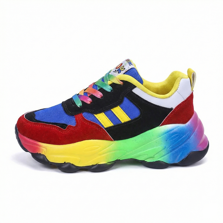 Echoarchiv - Bunte orthopädische Turnschuhe mit Stil