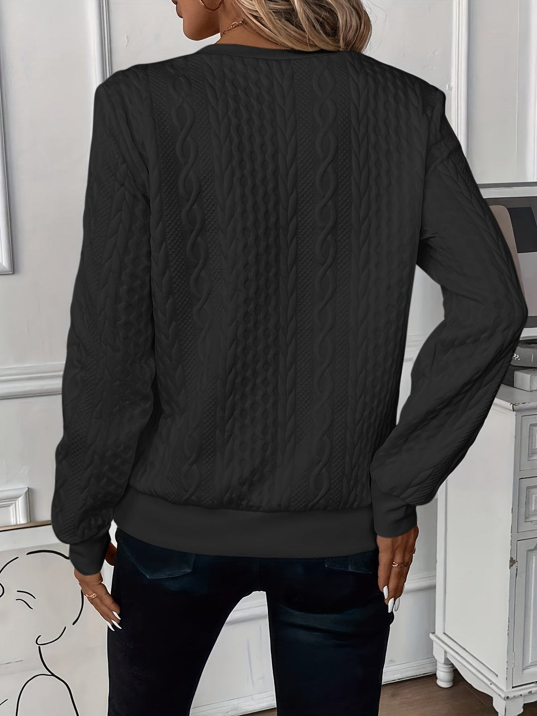 Echoarchiv | Eleganter Reißverschluss-Pullover für Komfort und Stil