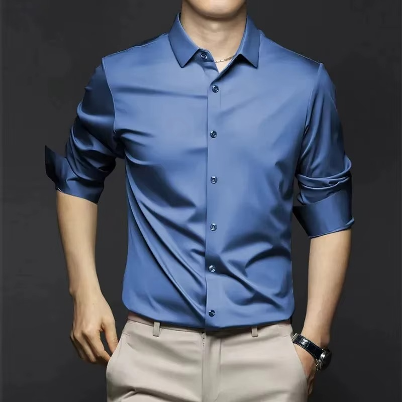 Herren Seidenhemd – Elegant, Vielseitig & Bequem – Orvano