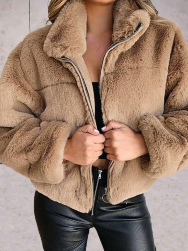Echoarchiv | Bequeme Teddyjacke Mit Reißverschluss Für Damen