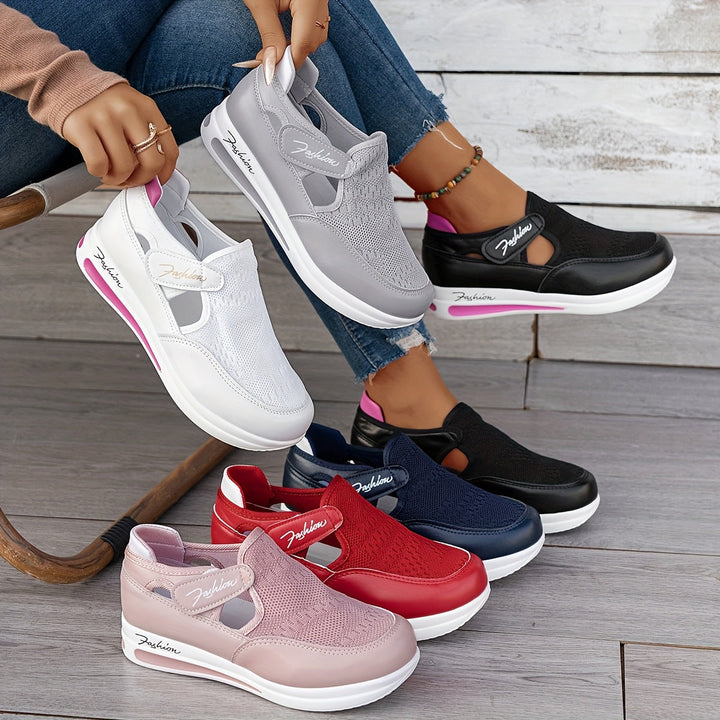 orthopädische Damen-Sneaker, atmungsaktiv und bequem. – Seravelle