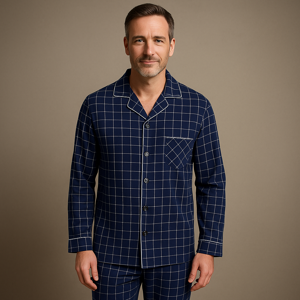 Gestreiftes Pyjama-Set Herren - Haushaltsensemble – Averon