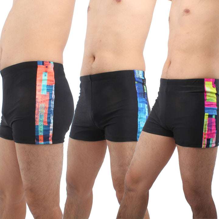 Herren Schwimmshorts mit farblich abgesetztem Design Echo Archiv