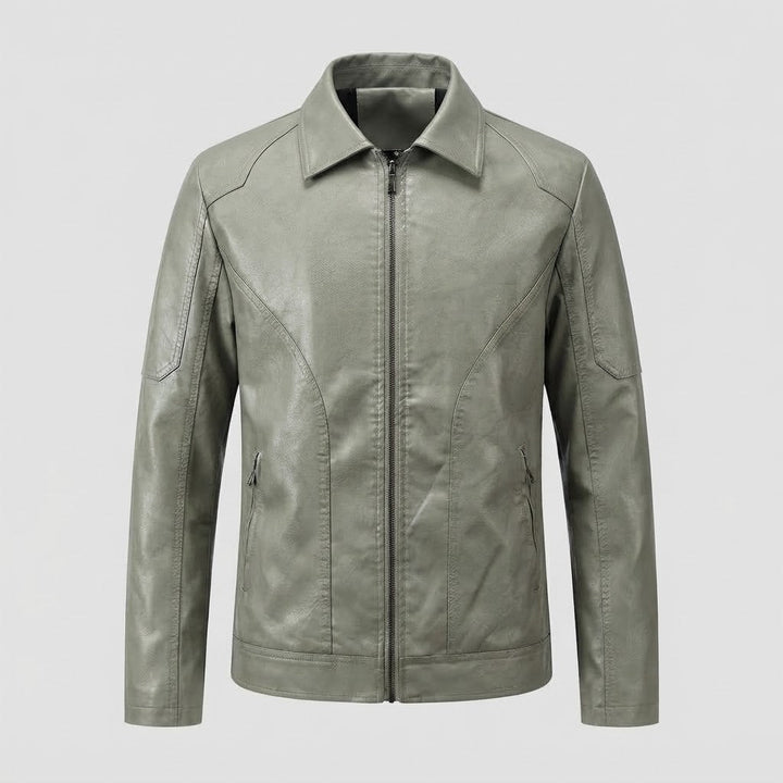 Herren moderne Kunstlederjacke Echo Archiv