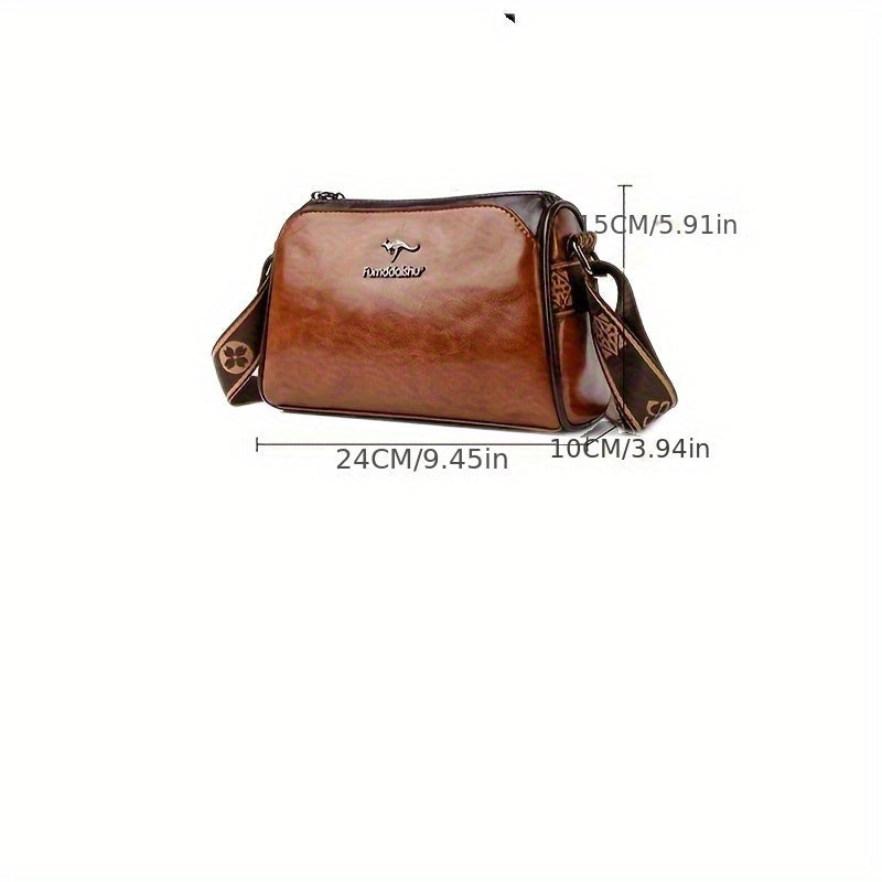 Luxuriöse Crossbody Tasche für stilvolle Frauen | Vegan LEchoarchivther
