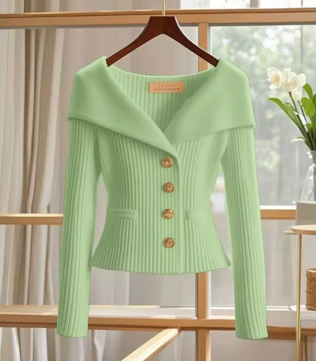 Strickjacke Damen Kurz Cardigan für Übergangsjahre – Veloura