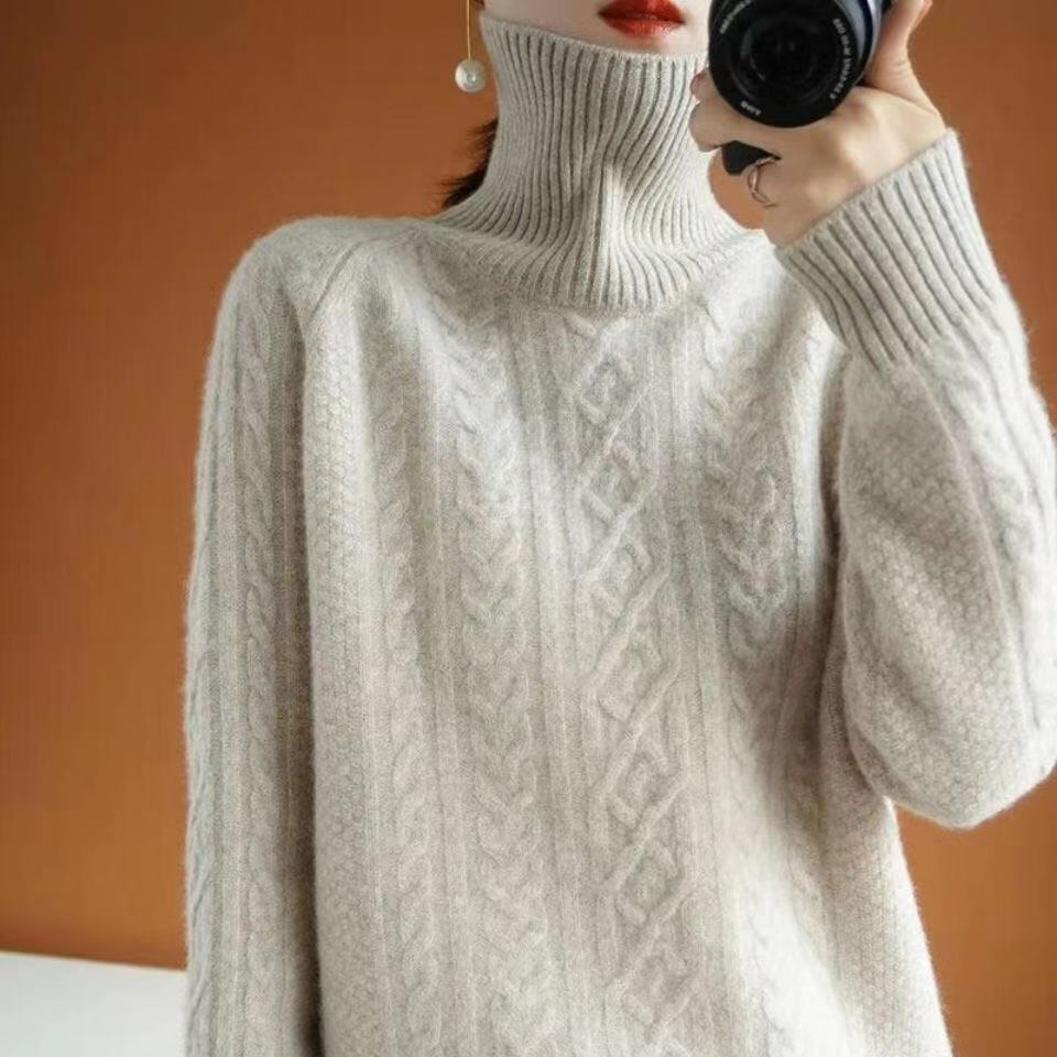 Echoarchiv | Gestrickter Rollkragenpullover