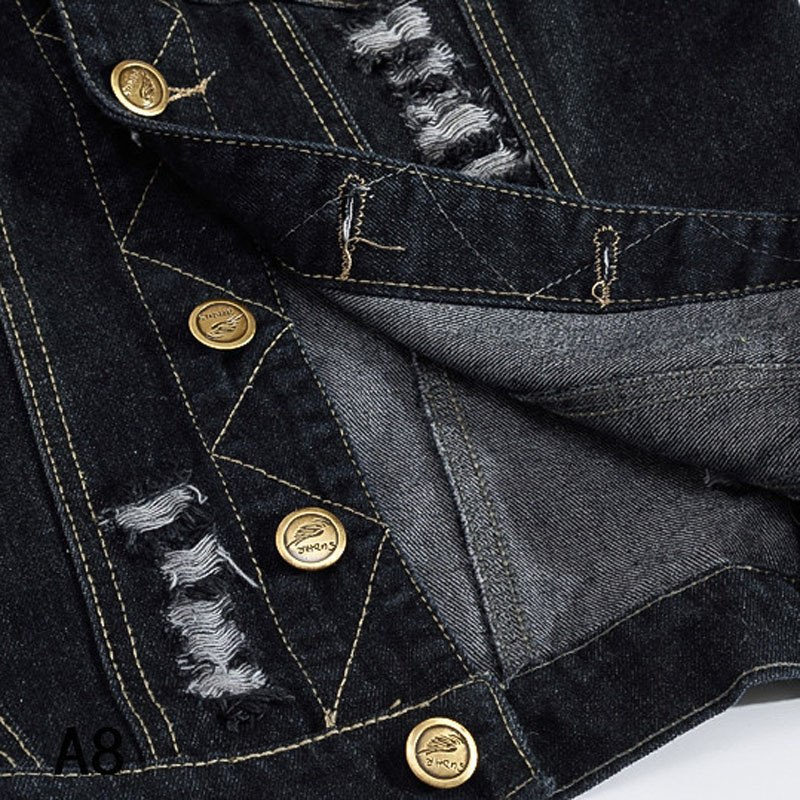 Echoarchiv Stylische Denim Weste für Herren