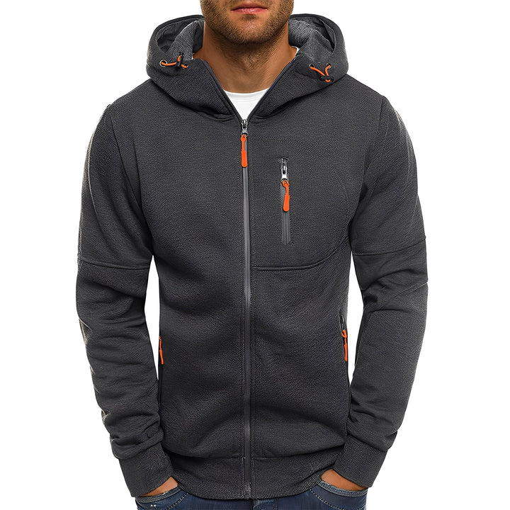 Legere, stilvolle Kapuzenjacke für Herren – Cavarno