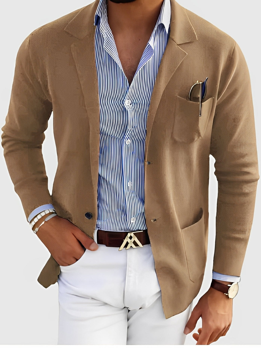 Echoarchiv | Eleganter Blazer mit Taschen für Männer
