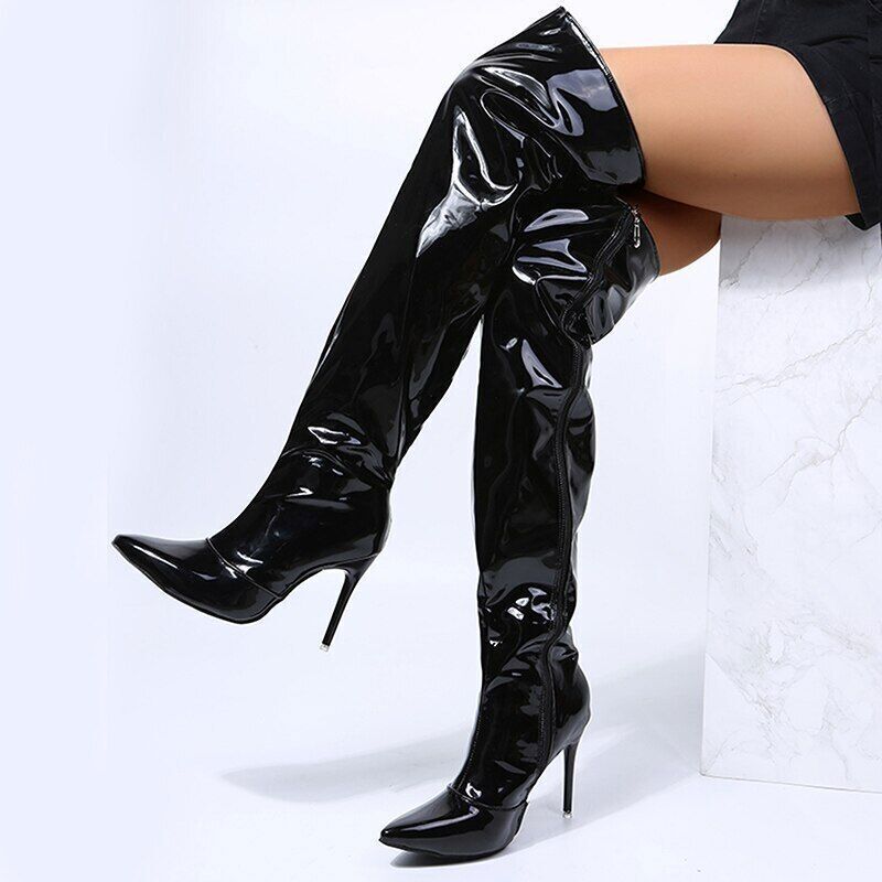 Schillernde Und Schicke High Heel Stiefel