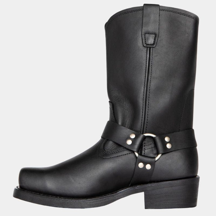 LanglEchoarchivige Cowboystiefel Im Vintage-Look