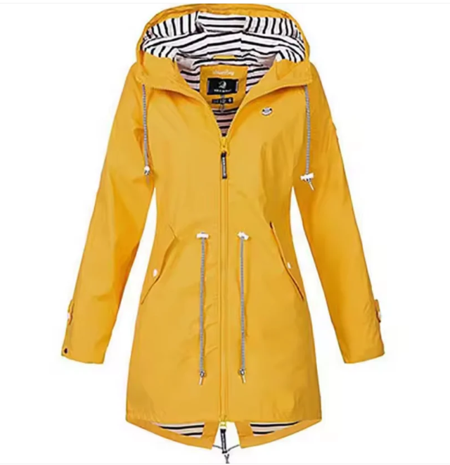 Wasserdichte Jacke mit Kapuze – Célinea