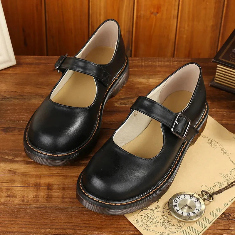 Echoarchiv | Jahrgang Schnalle Schuhe für Damen