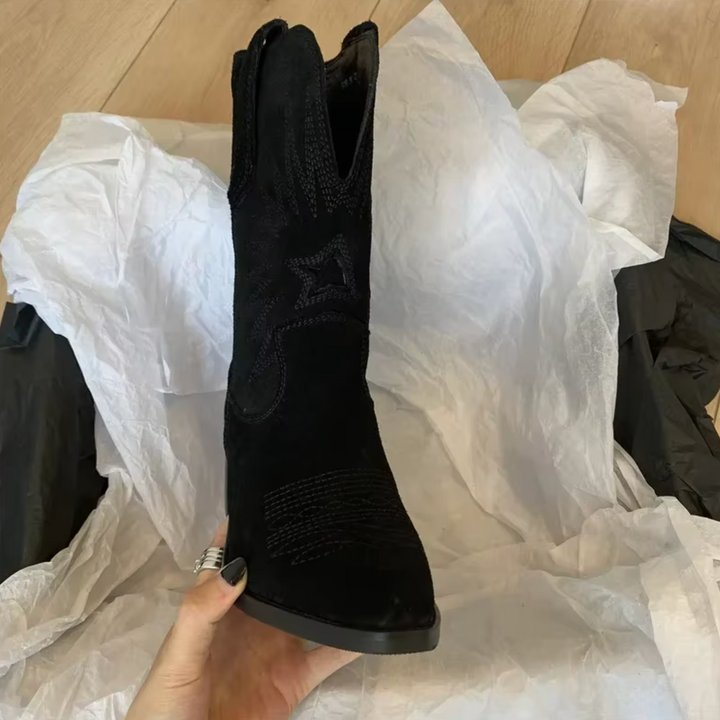 Echoarchiv | Bestickte Vintage-Stiefel