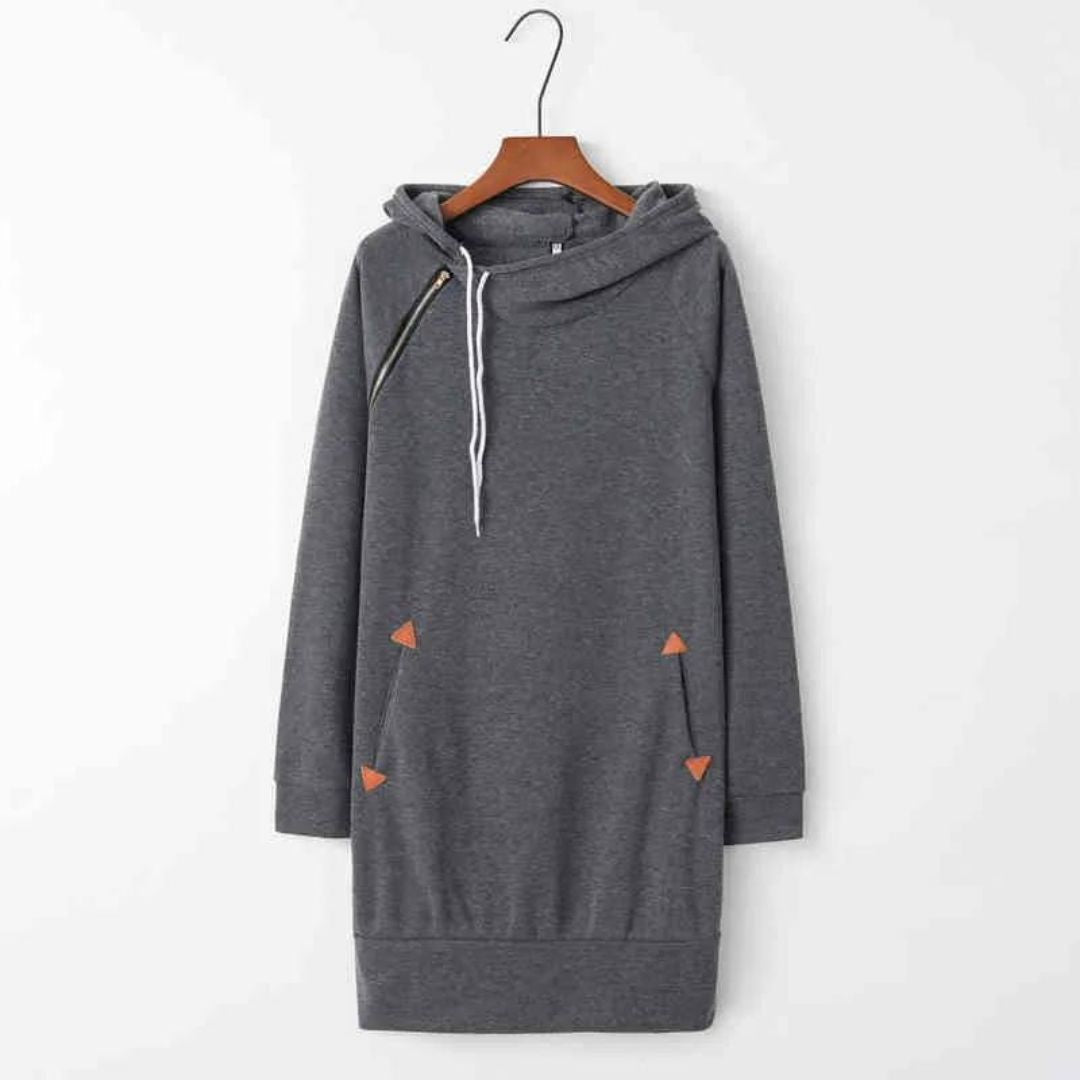 Lässiges Hoodie-SwEchoarchivtkleid mit Taschen
