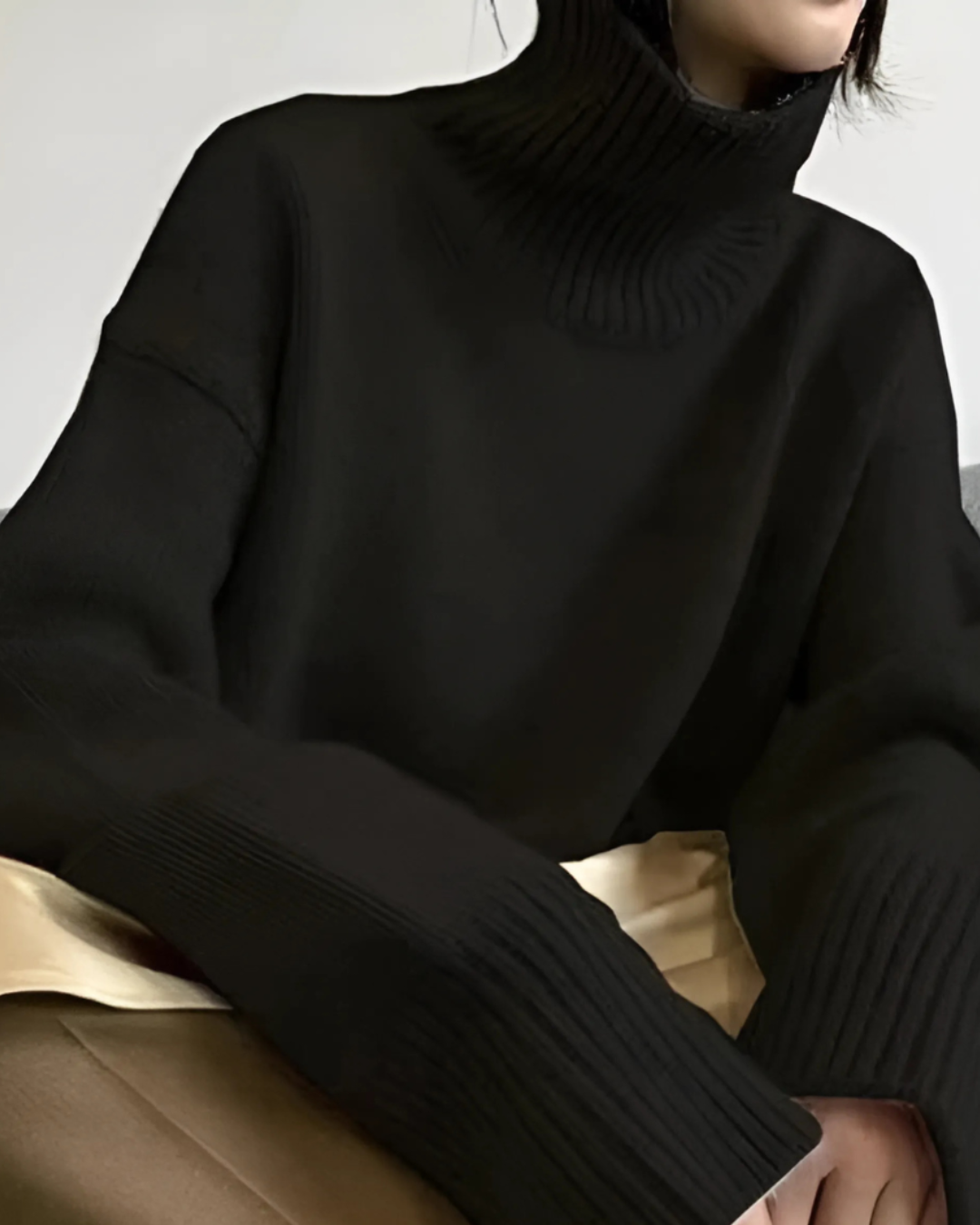 Echoarchiv | Weicher Rollkragenpullover
