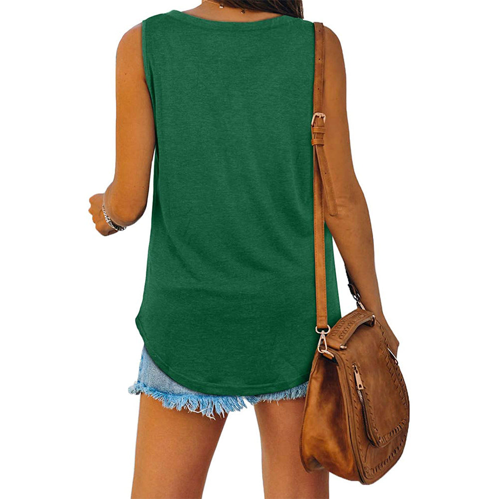 Echoarchiv | Mckayla Jersey V-Ausschnitt Tank-Top