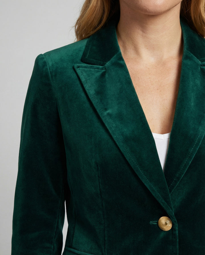 Eleganter Damen Samtblazer | Echoarchiv