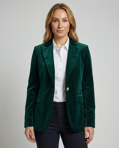 Eleganter Damen Samtblazer | Echoarchiv