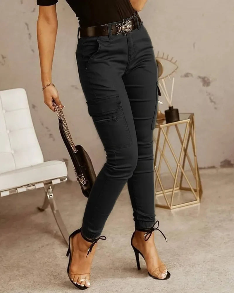 Echoarchiv | Cargo Hose Mit Hoher Taille