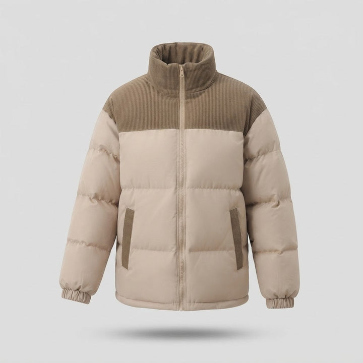 Damen Modische Daunenjacke mit hohem Kragen Echo Archiv