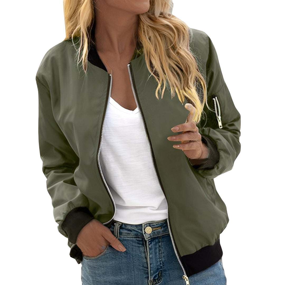 Echoarchiv | Lässige Bomberjacke im Retro-Stil für Frauen